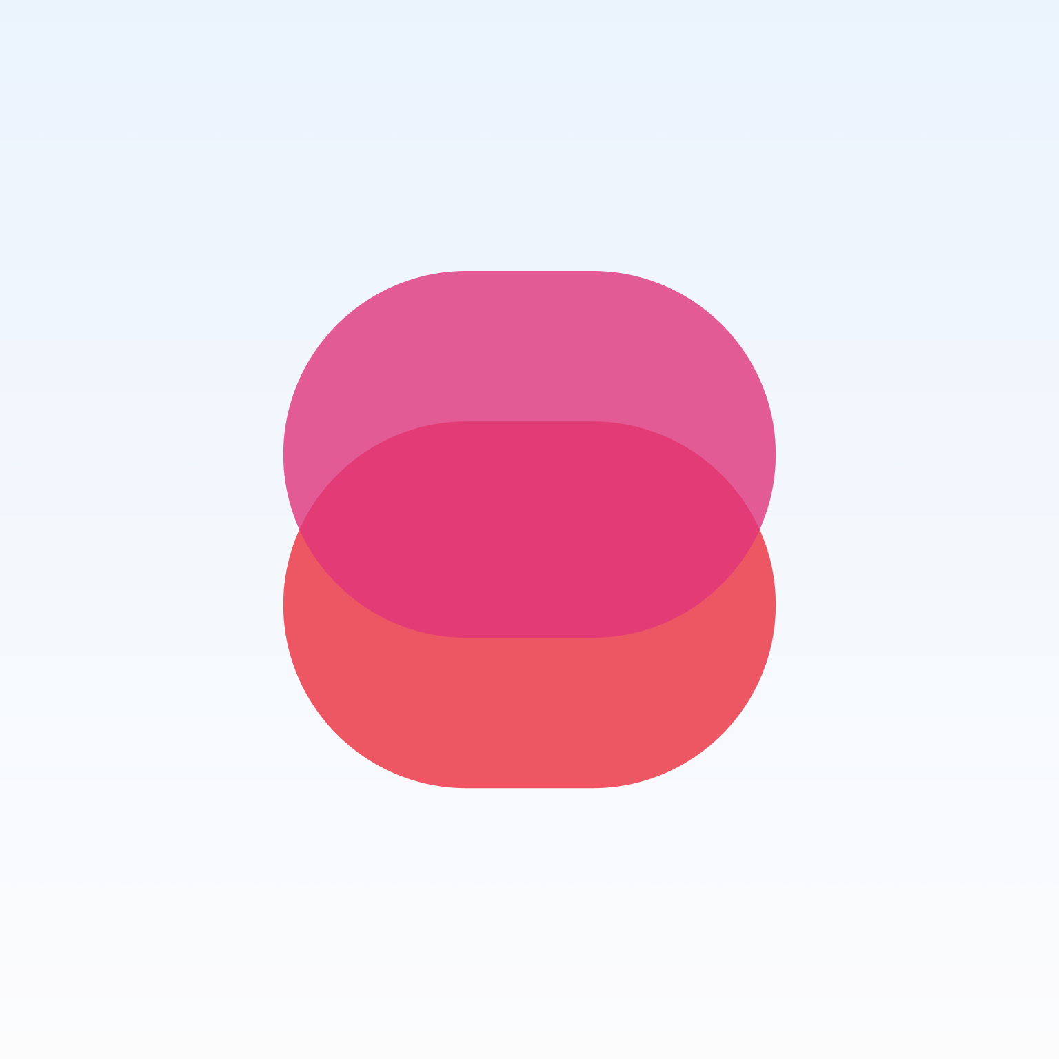 A simple, rounded icon featuring a gradient of pink shades against a light background.