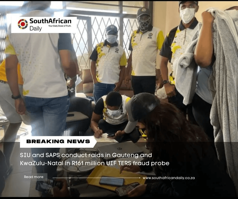 Photo:UIF backs SIU raids in R161 million TERS fraud probe – South African Daily