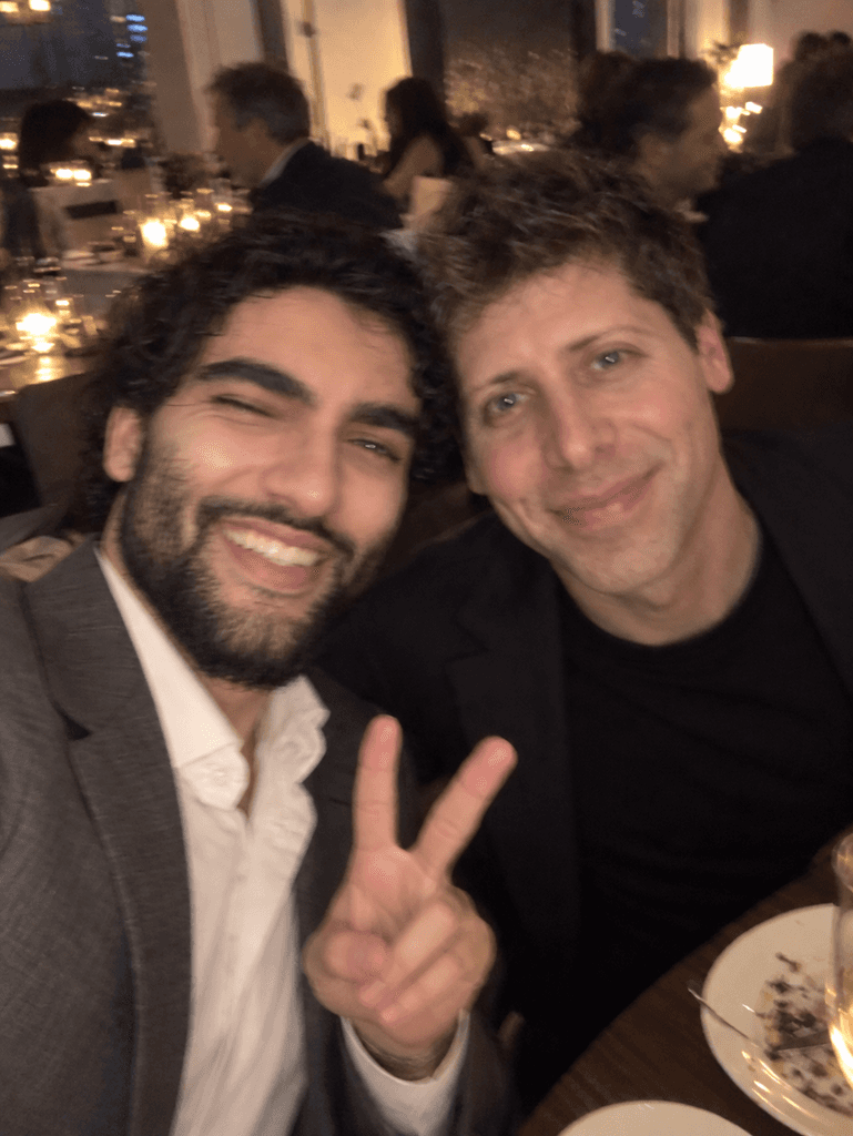 Rami Zwebti with Sam Altman