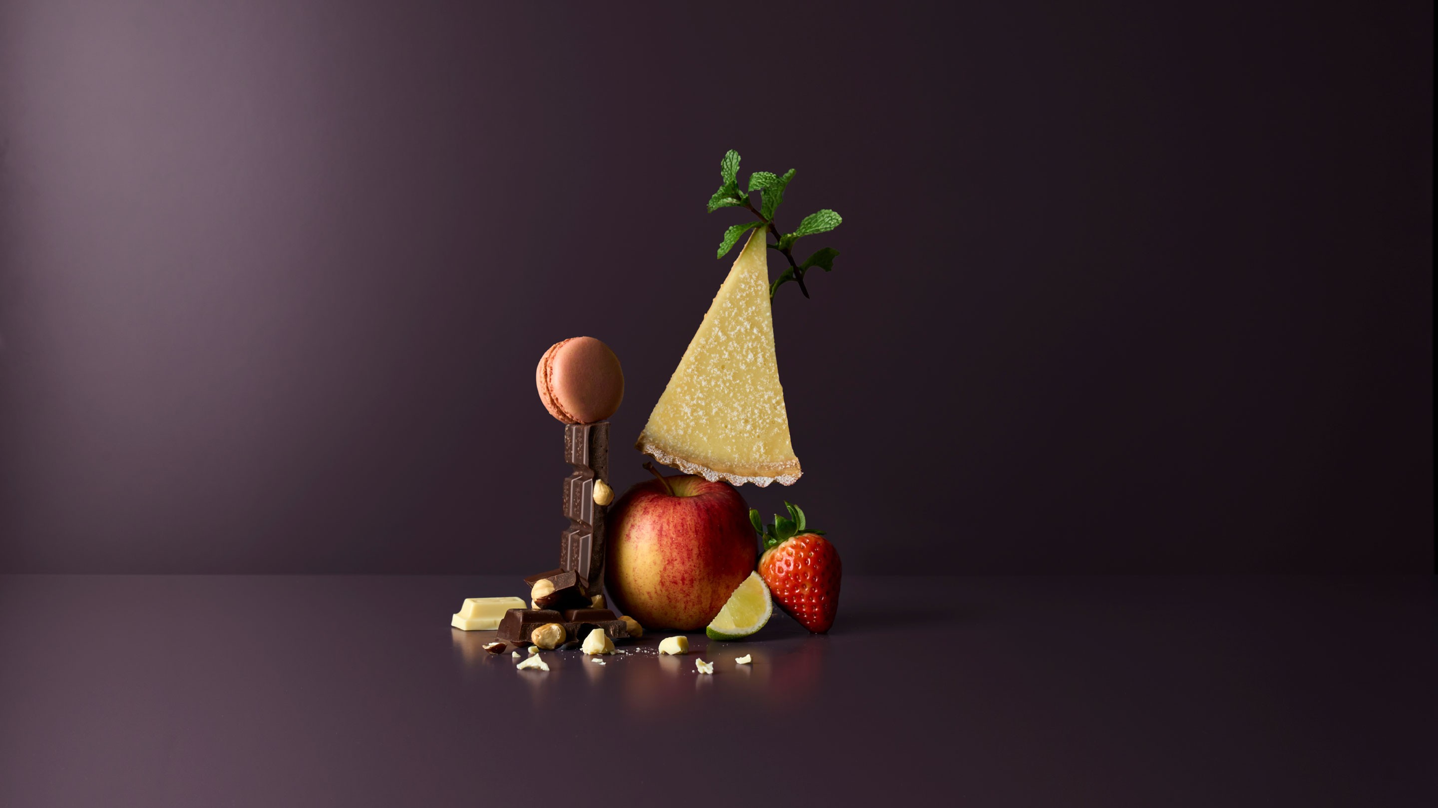 white apple keyboard on white table