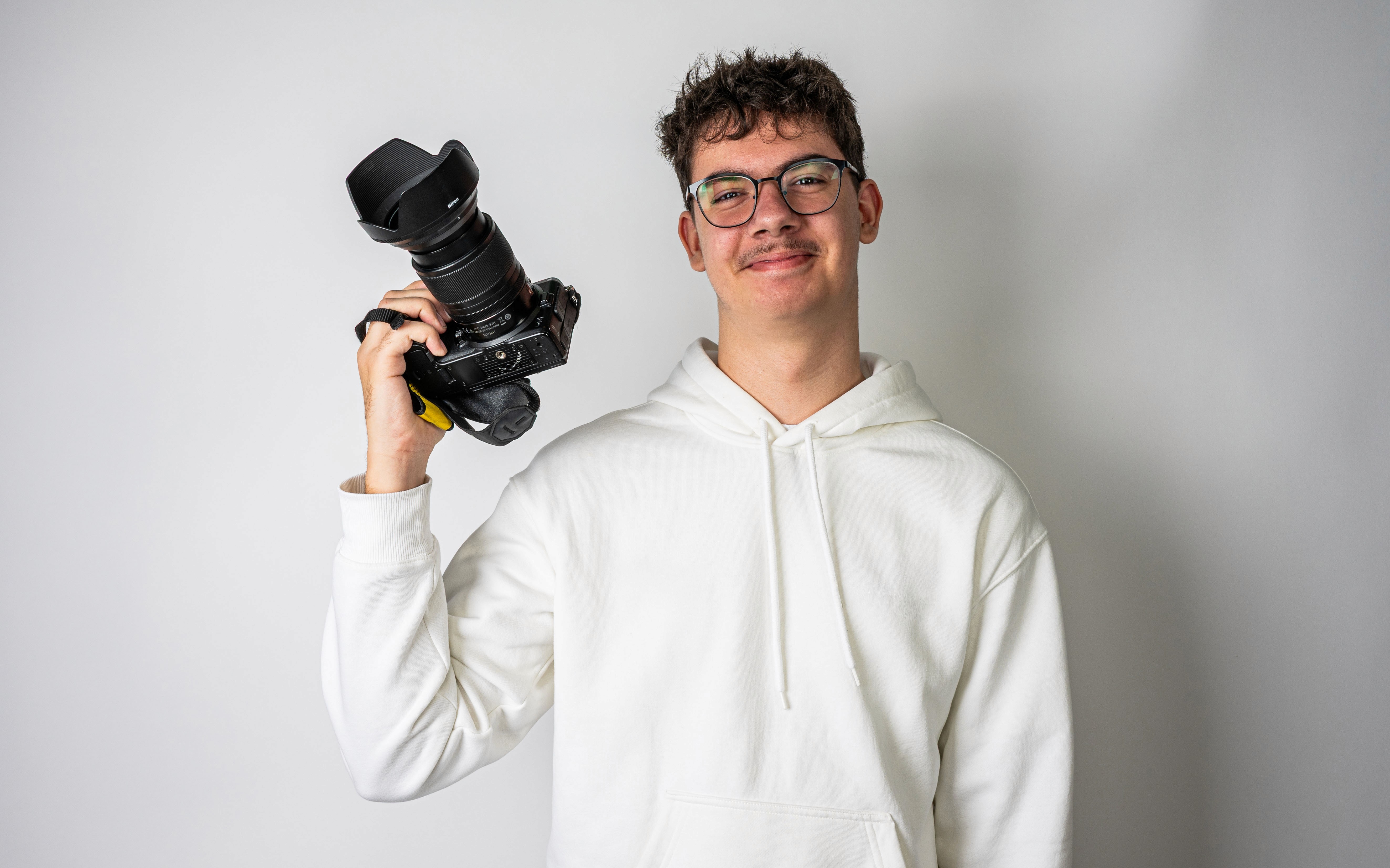 Portrait of portfolio creator – front view