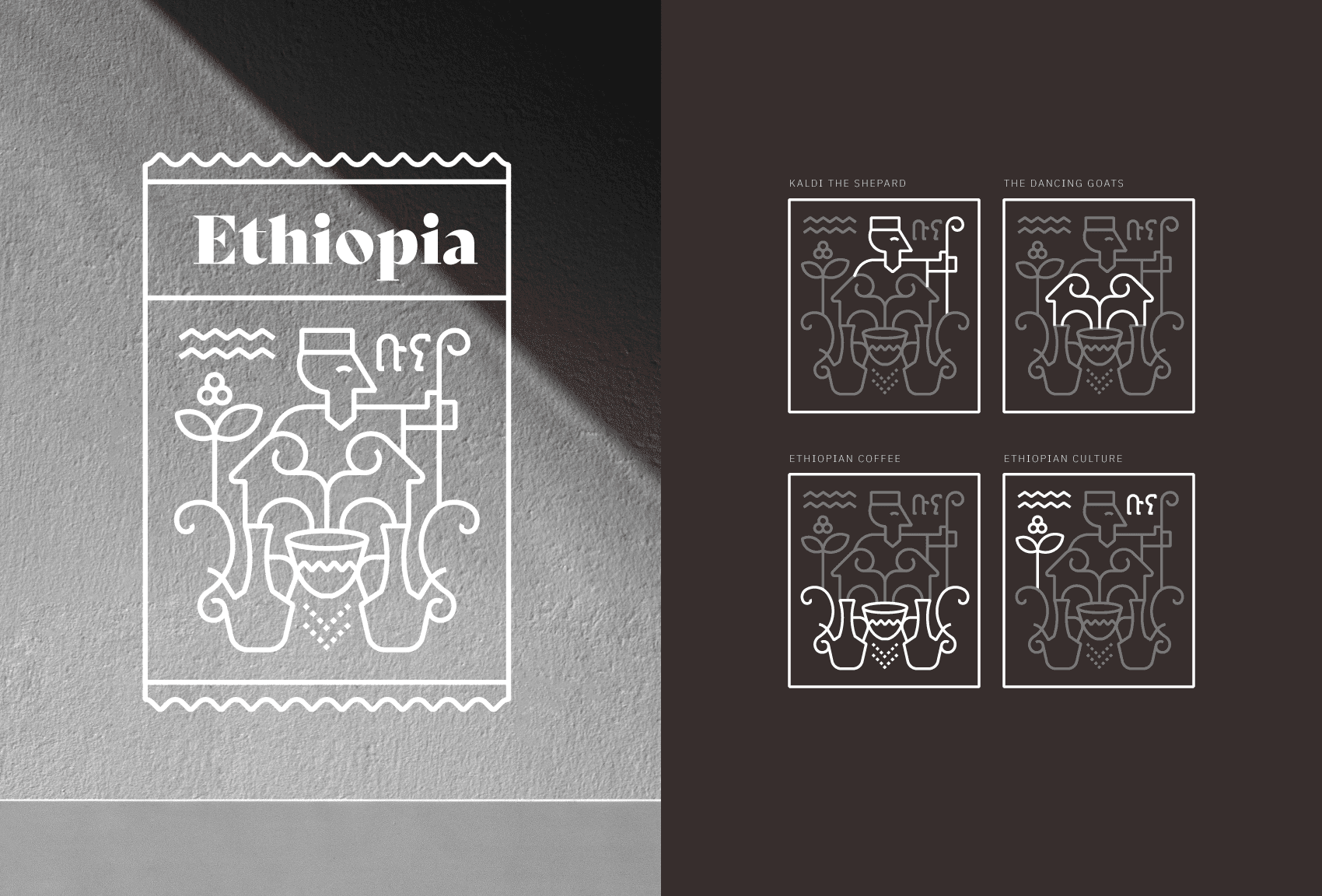 Origins, Ethiopian origin, Illustration break down, Tapestry