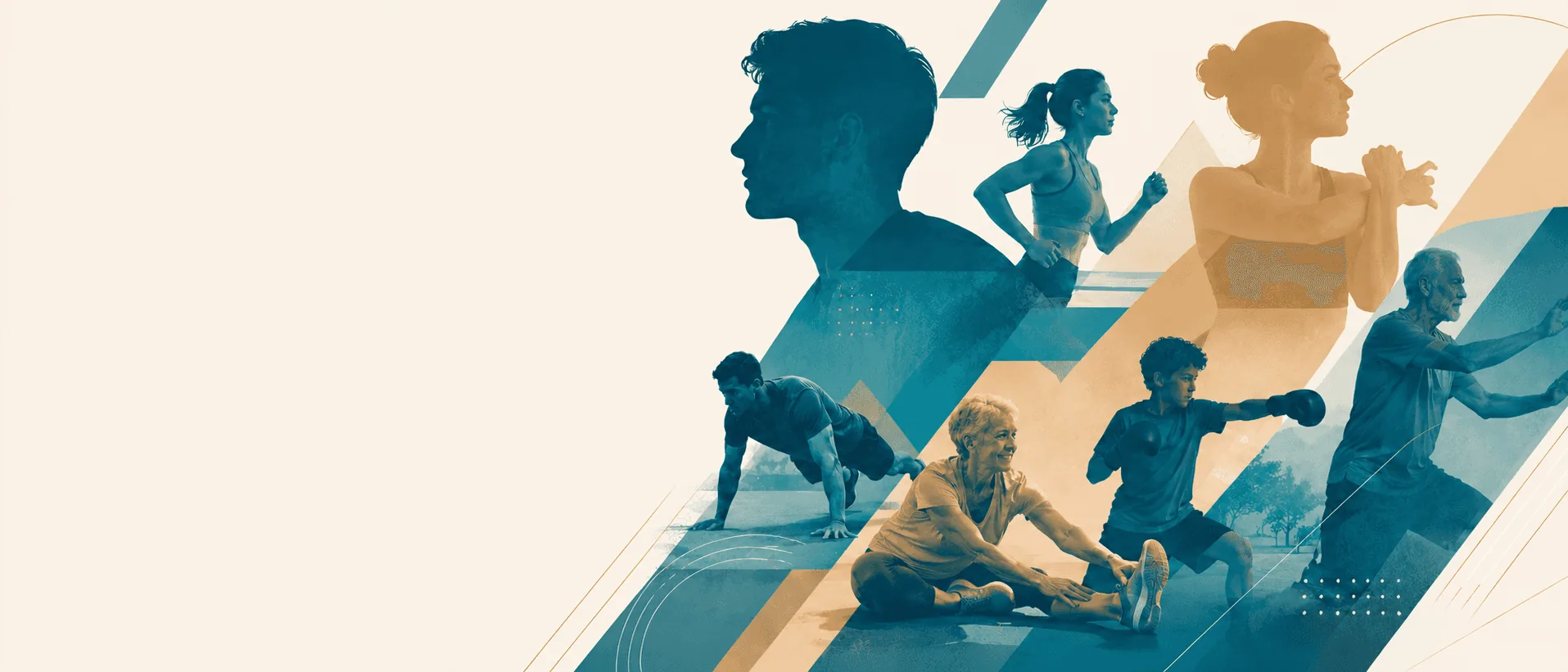 Des personnes de différents âges pratiquent plusieurs activités physiques