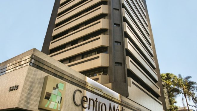 Centro Médico Plinio de Mattos Pessoa, o primeiro centro médico de Curitiba, foi desenvolvido para atender às demandas da área da saúde. (Foto: Divulgação)