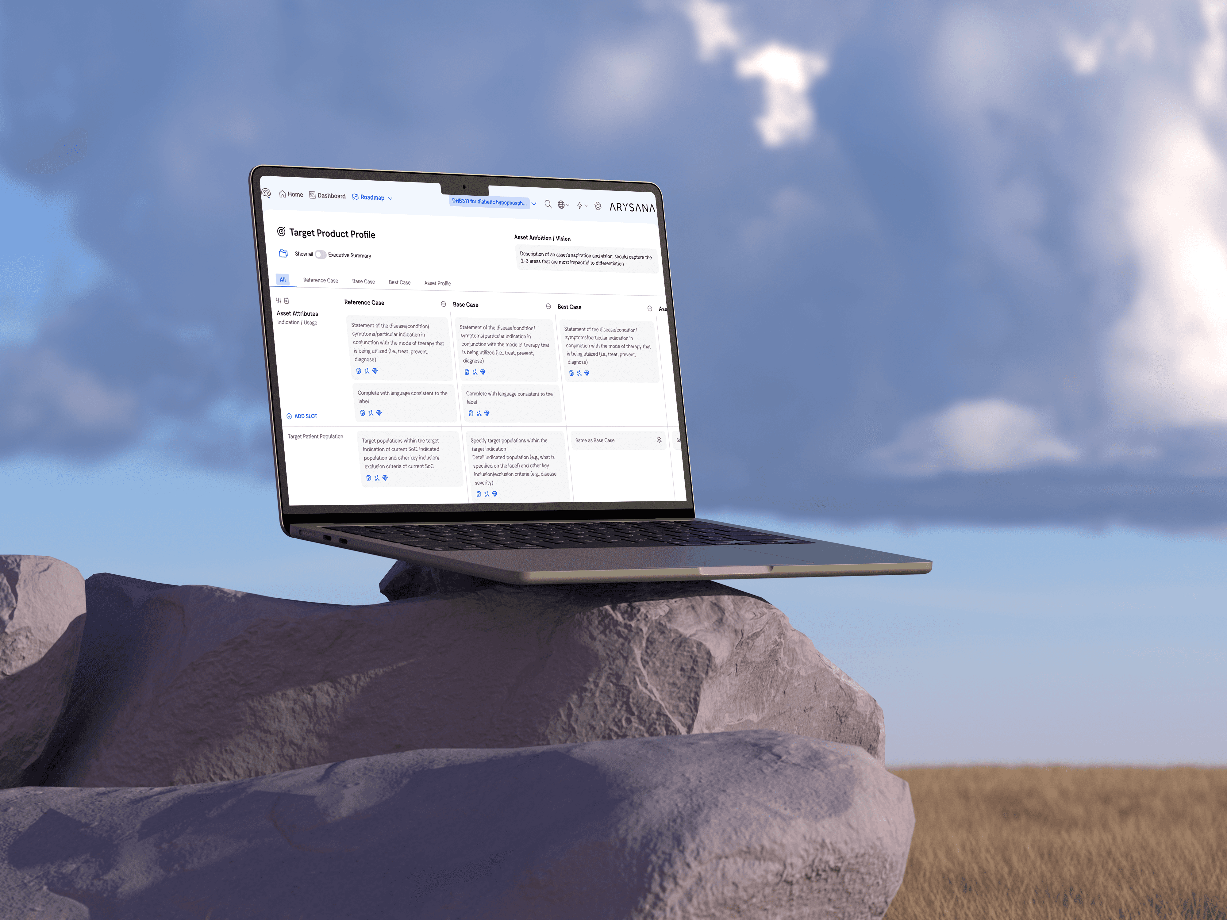 a string is attached to a blue object