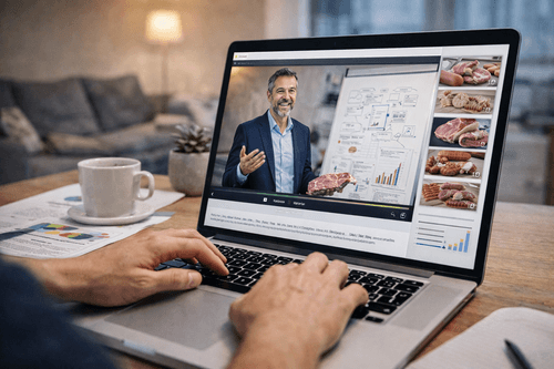 Ronny Paulusch vermittelt digitales Fachwissen zu Fleisch und Produktqualität