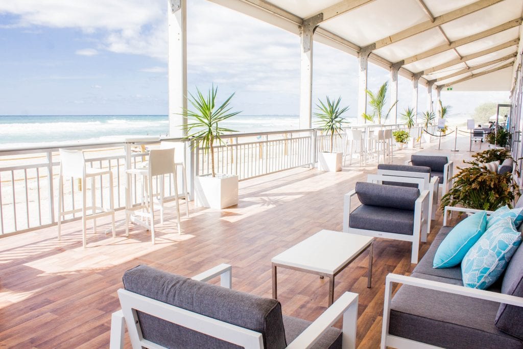 Someone checking items off of a check list