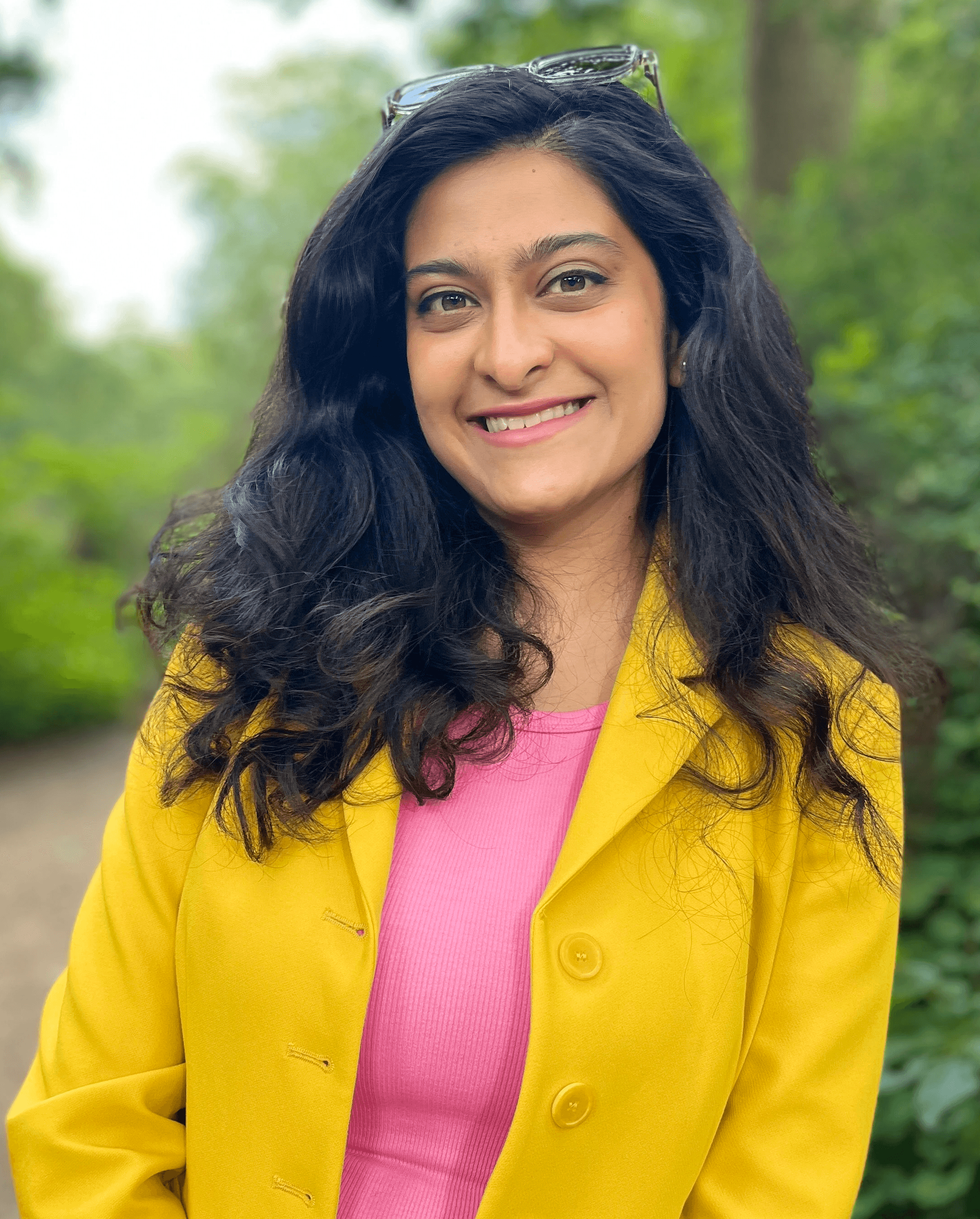 Portrait of portfolio creator – front view