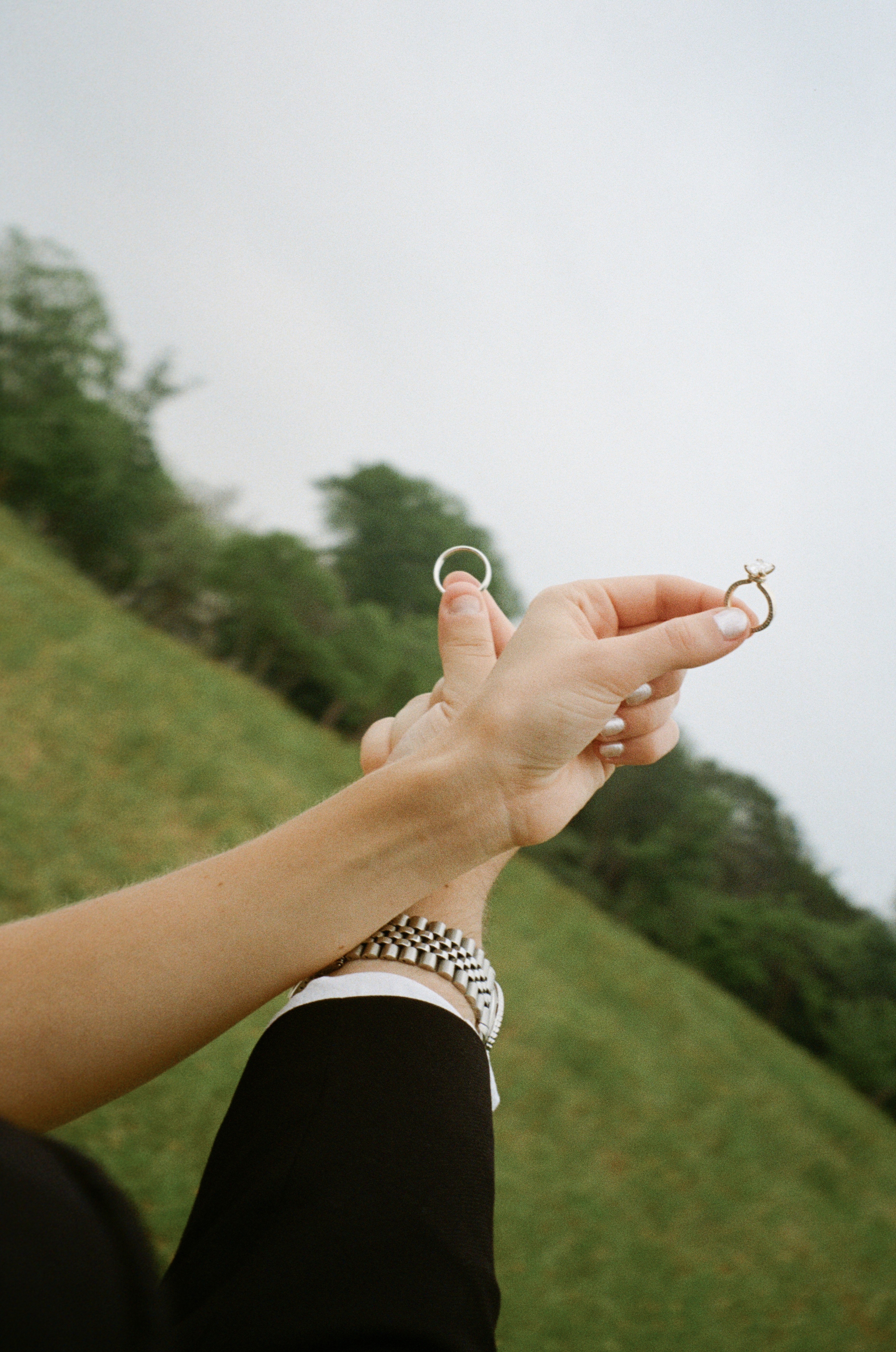 Women On Neon Background
