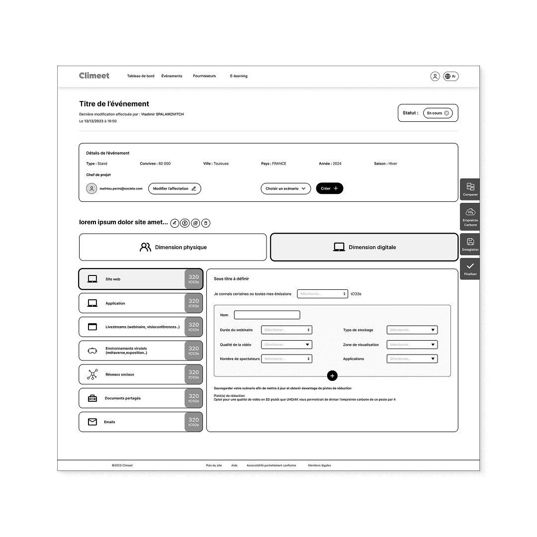 wireframe climeet
