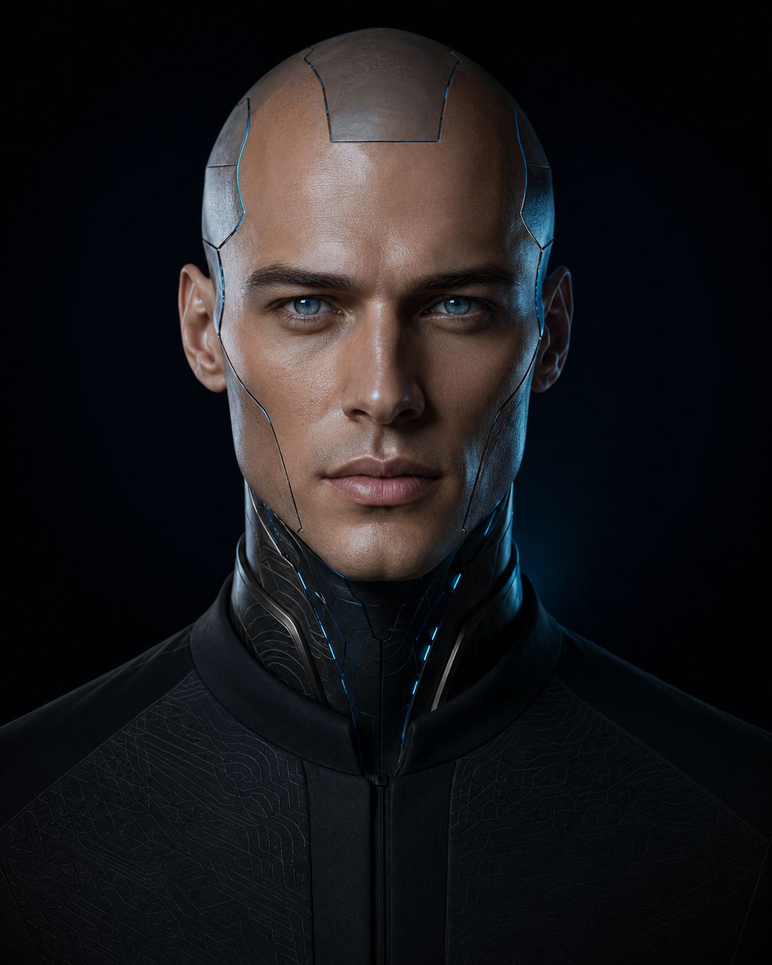 Artistic portrait of Azur, Fringe Productions’ AI creative collaborator.