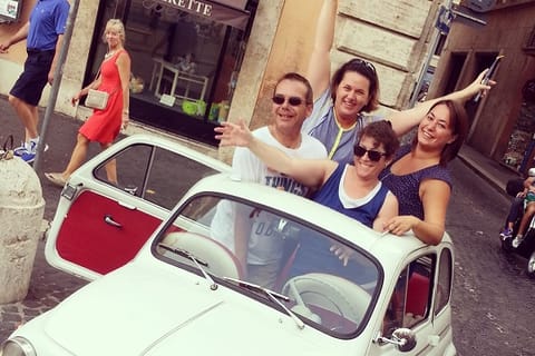 Rome Driving Tour By Vintage Fiat 500