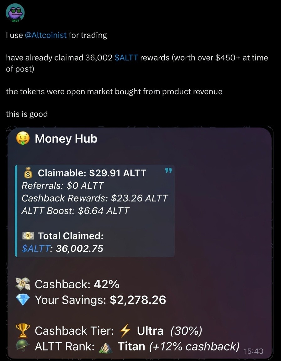 Twitter testimonial screenshot