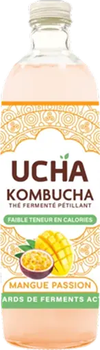 UCHA Mango Passion Kombucha