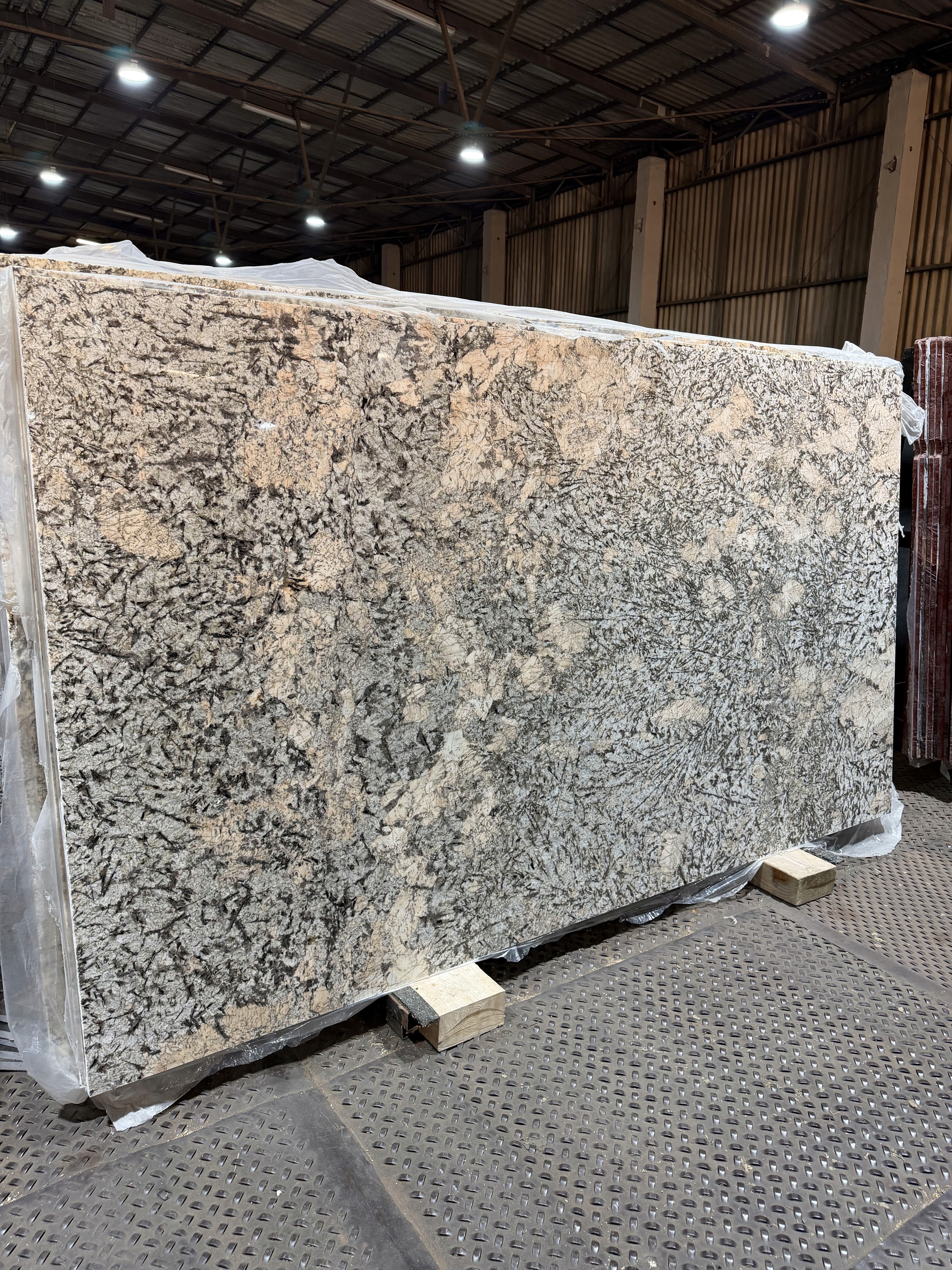 Polierte Platte aus Desert Gray Granit