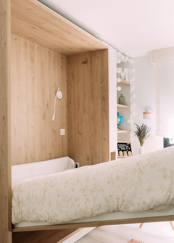 Dormitorio principal de estilo clasico rustico en Ibarra