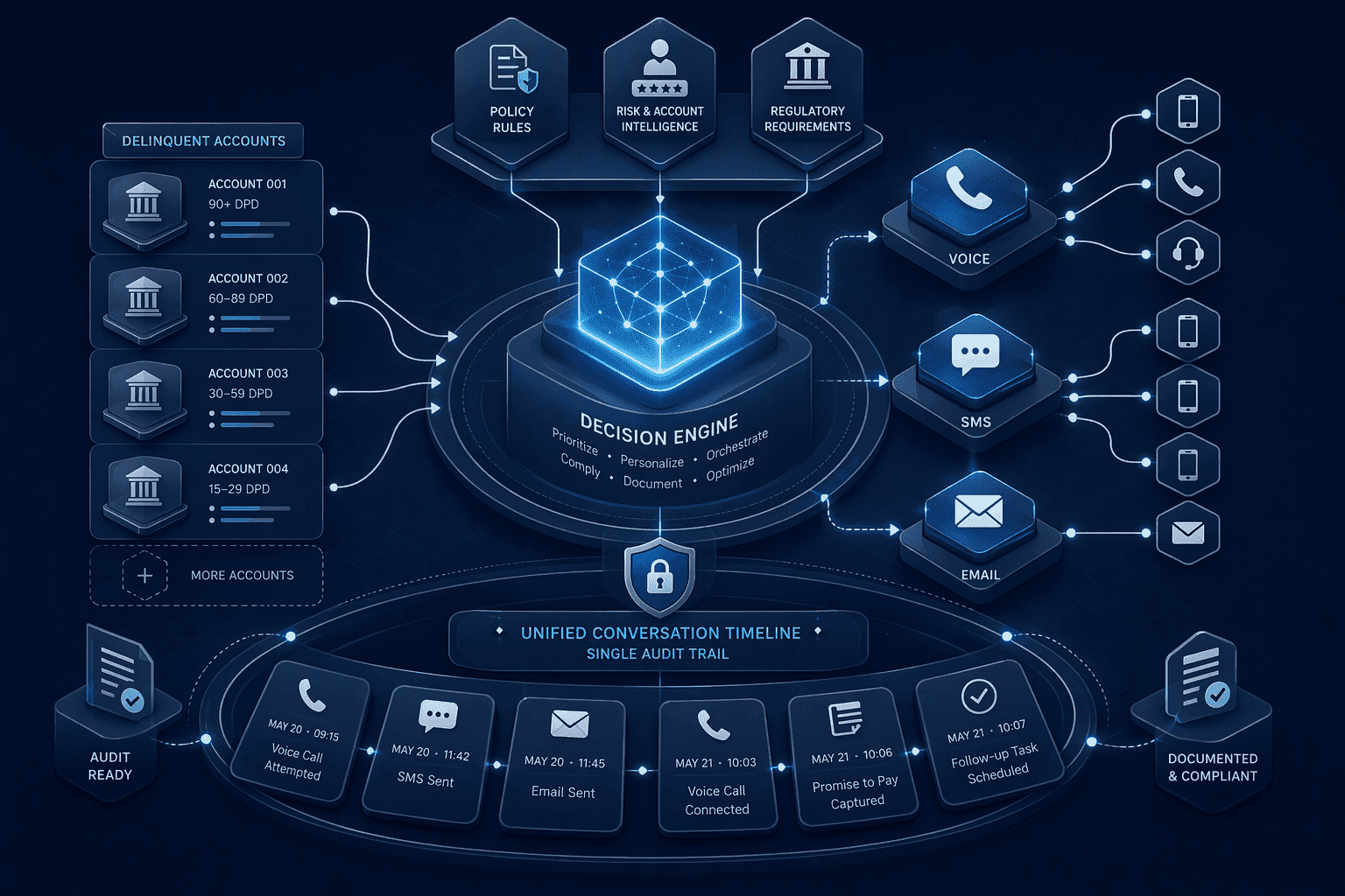 Illustration for 1. Domu, The Unified Collections Orchestration Layer for Institutional Lenders