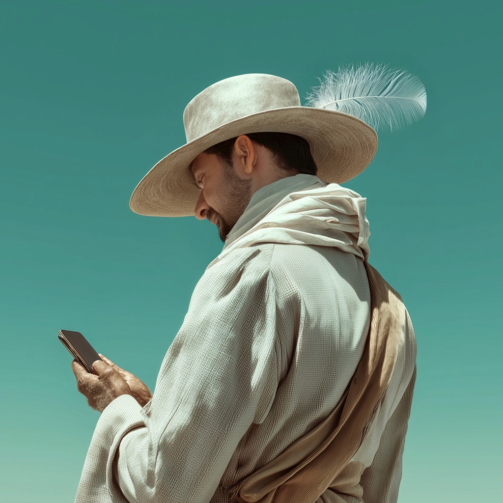 Man pointing an aim