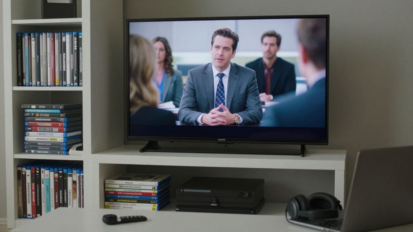 The Office viewing choices beside a streaming remote