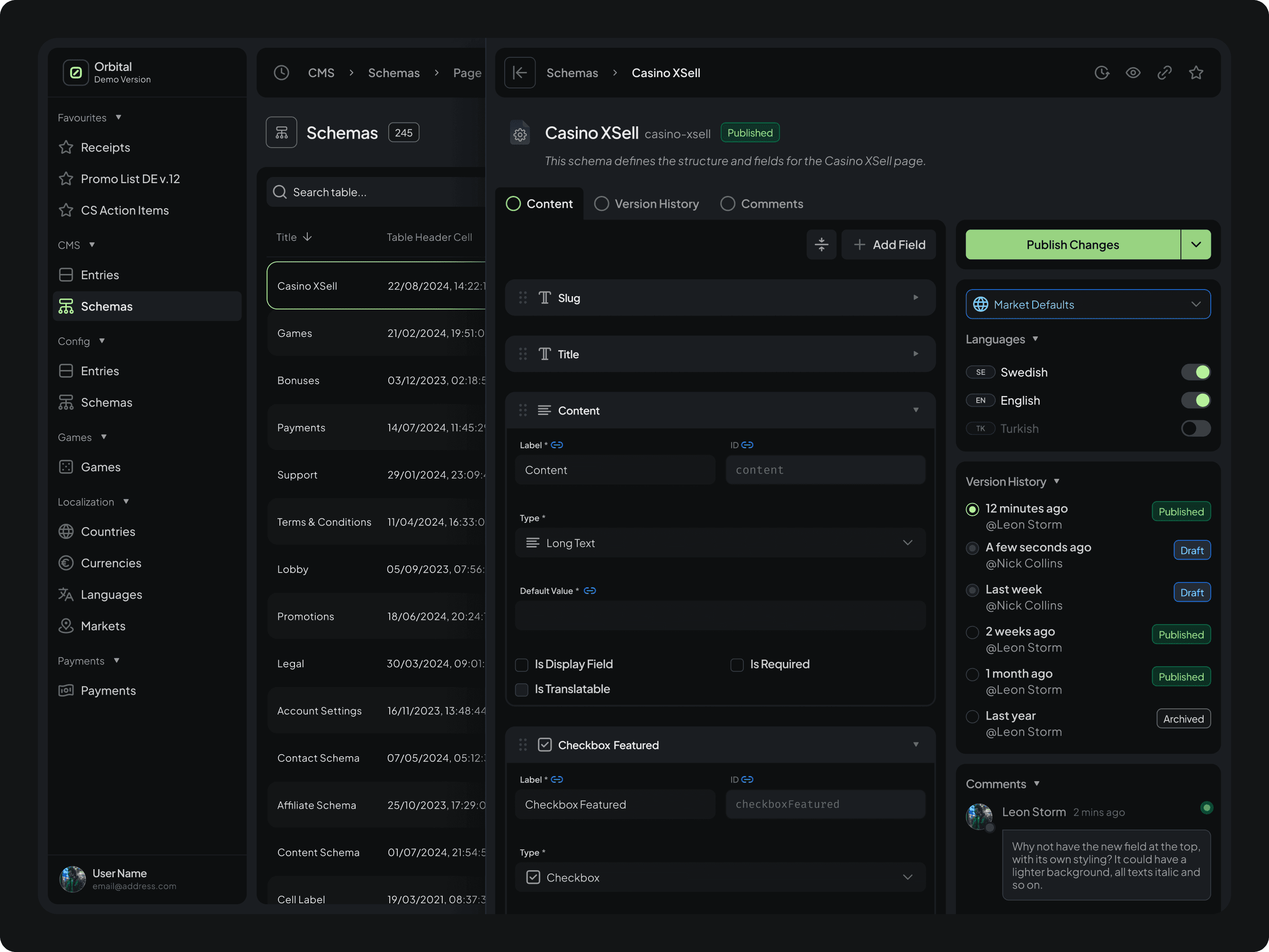 Orbital CMS by Nick Collins
