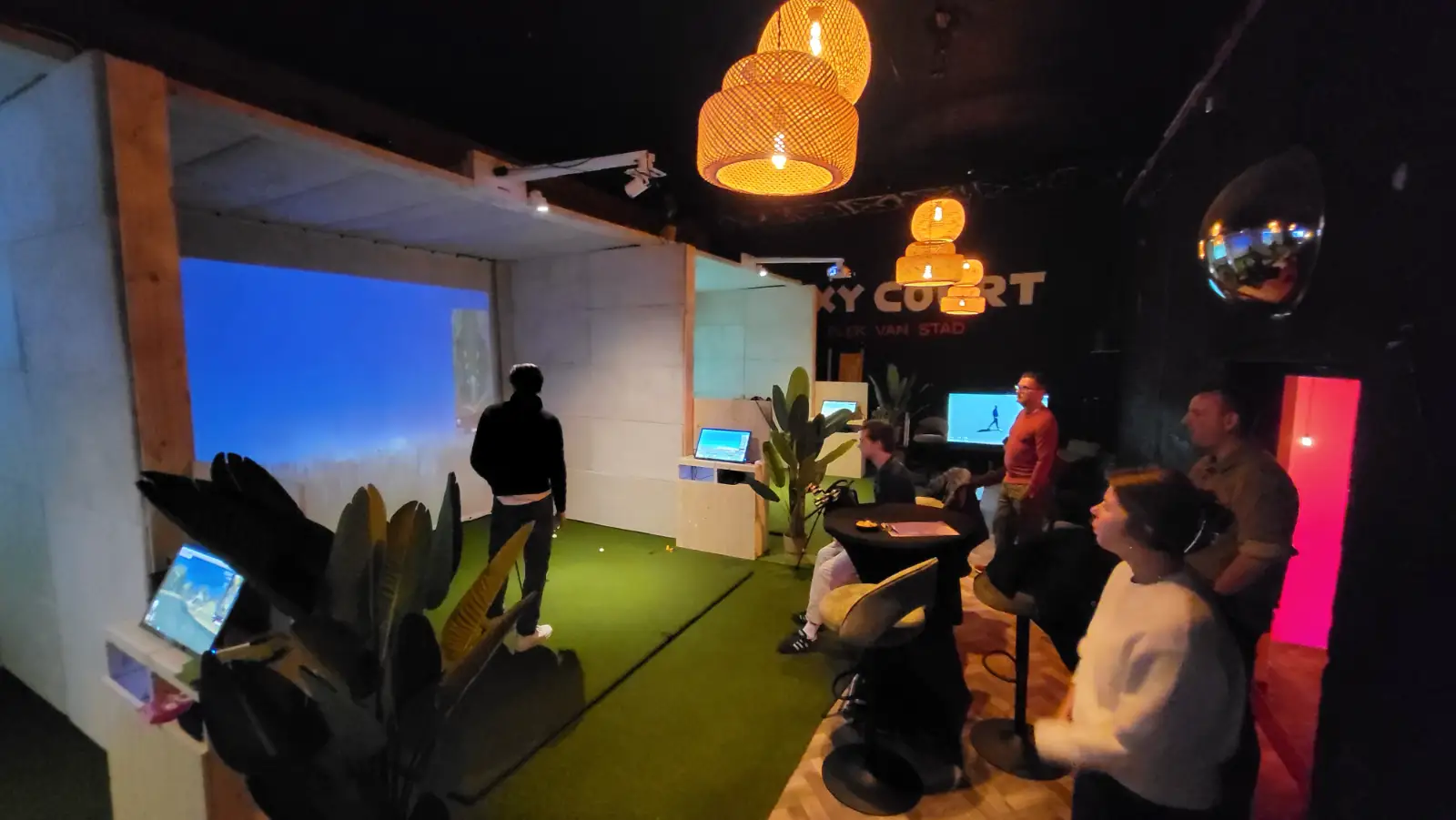 indoor-golf-bedrijfsuitje-flightscope-groepsactiviteit-foreplay-groningen