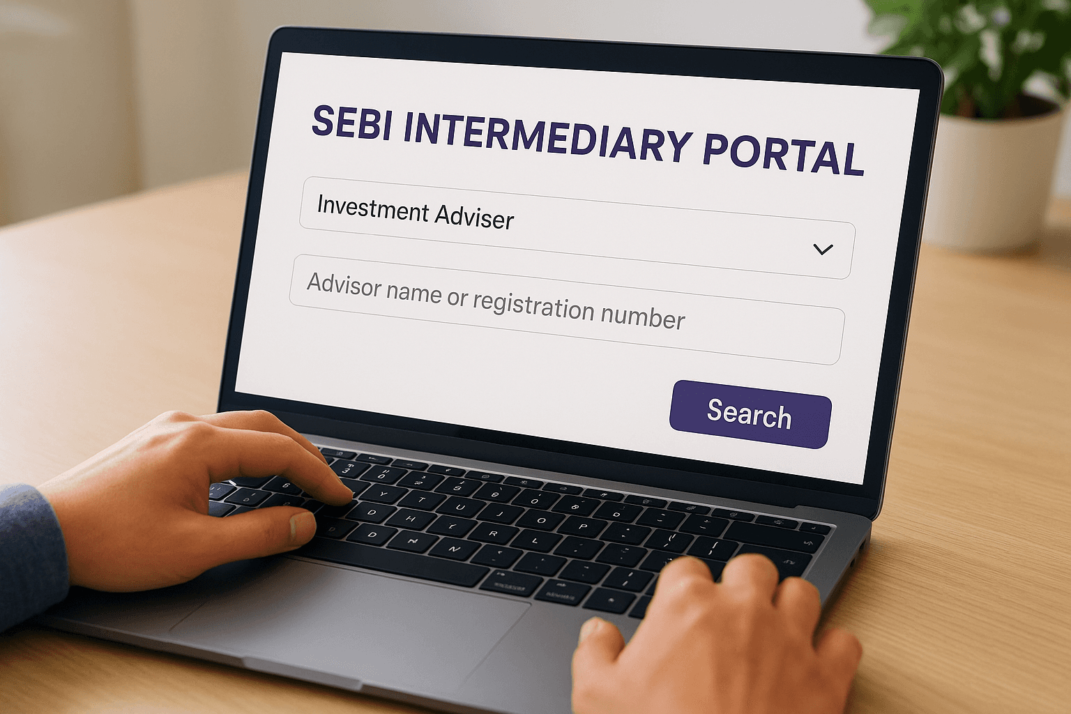 Steps to check on the SEBI intermediary portal