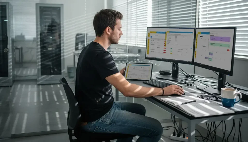 responsabile sicurezza valuta situazione aziendale tramite software sicurezza sul lavoro