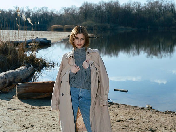 Layer With a Trench Coat