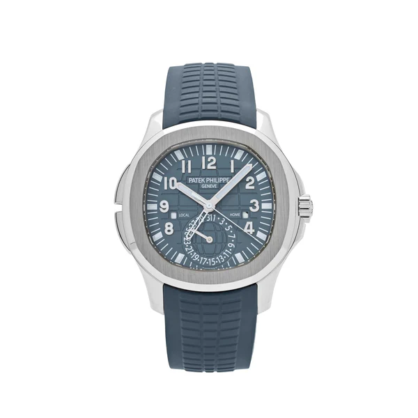 Buy PATEK PHILIPPE Aquanaut Travel Time with blue gray dial — photo 2