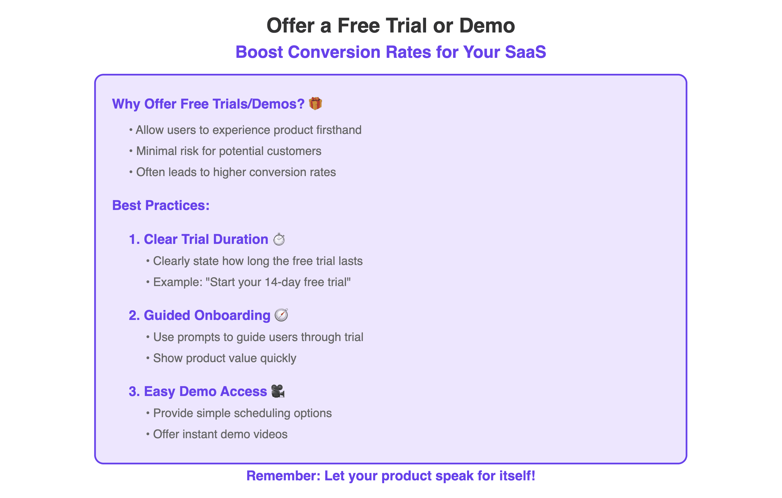 demo or trial saas