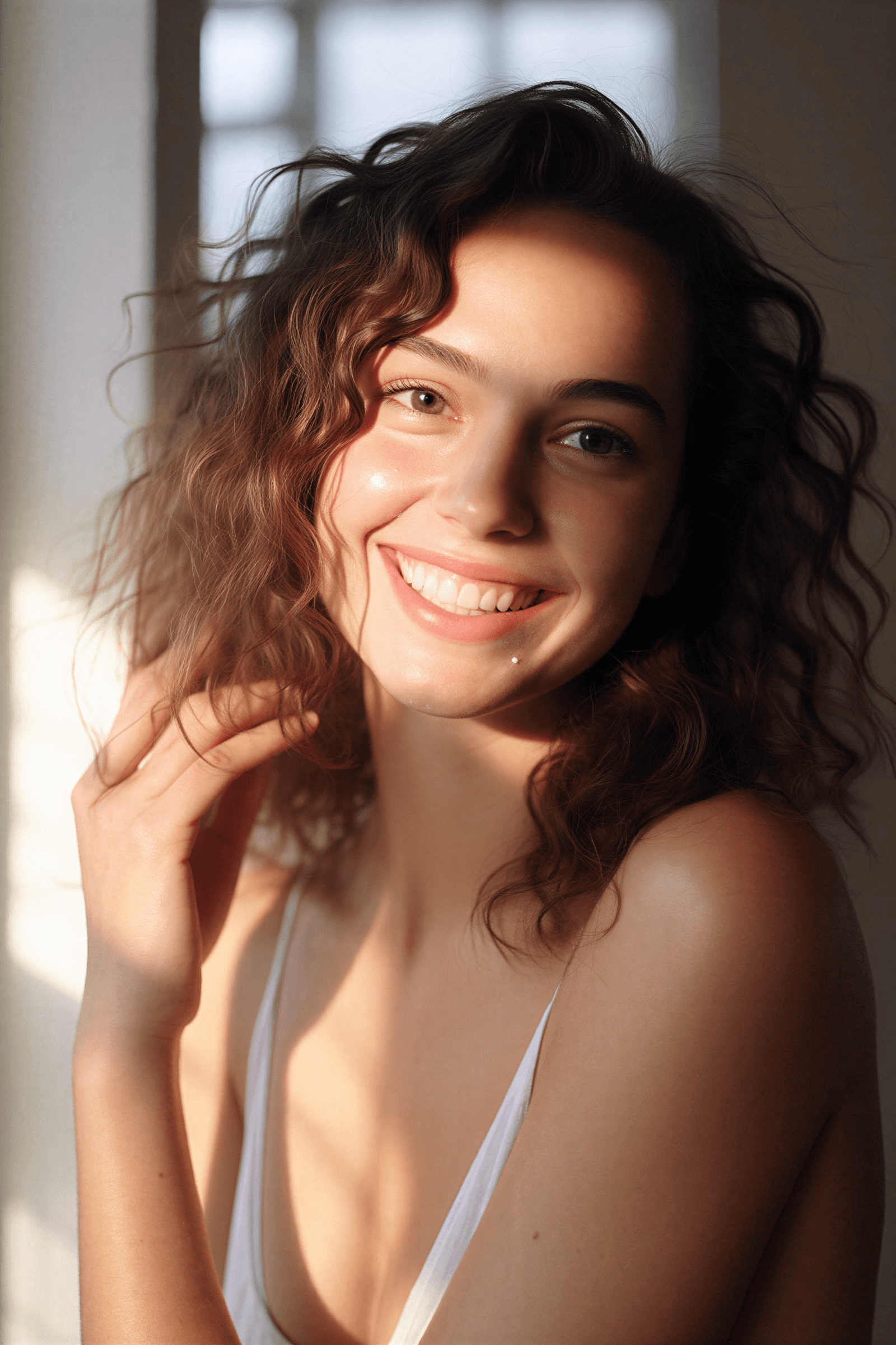 Laughing woman