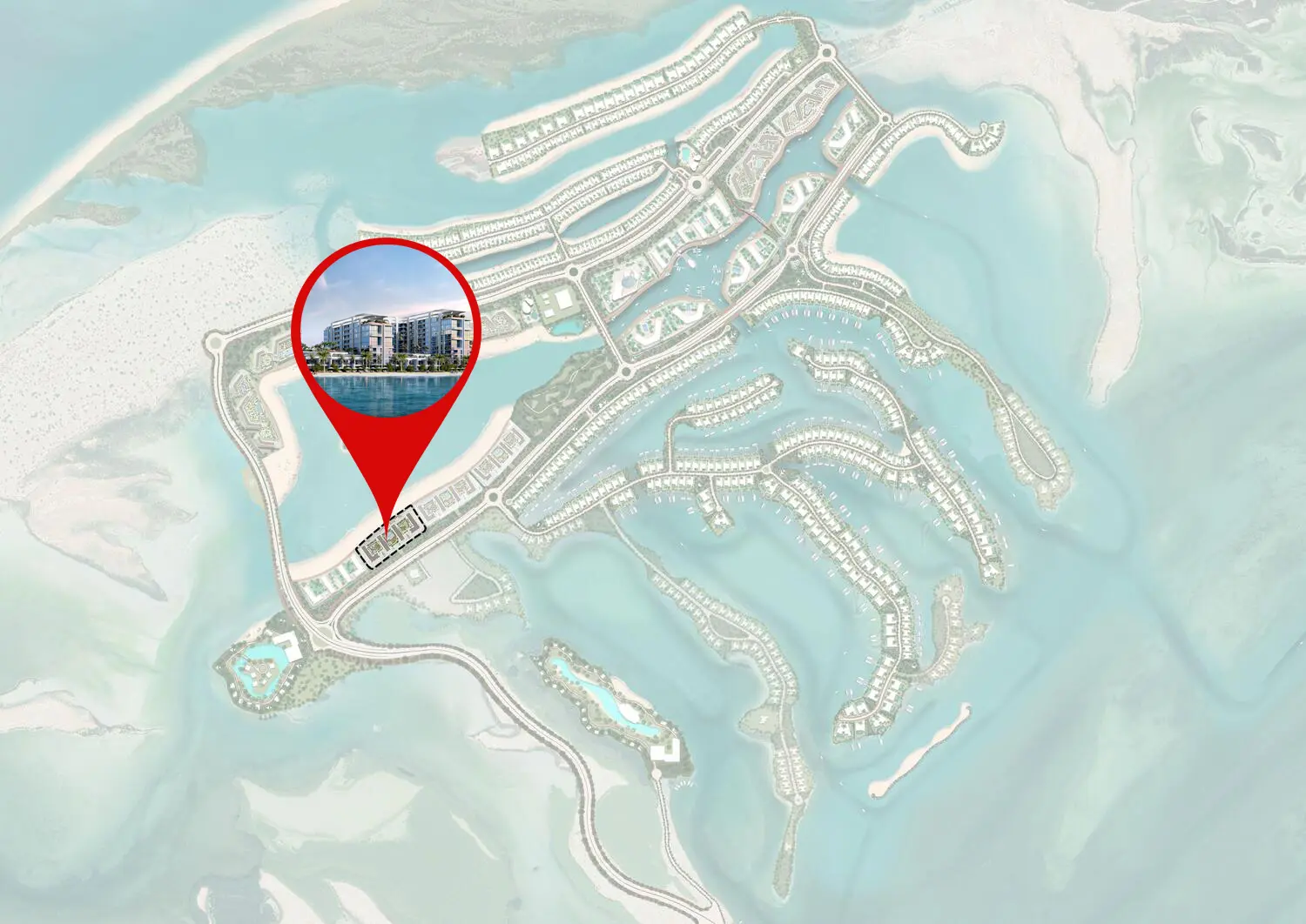 Starline Beach Residences location map siniya islands