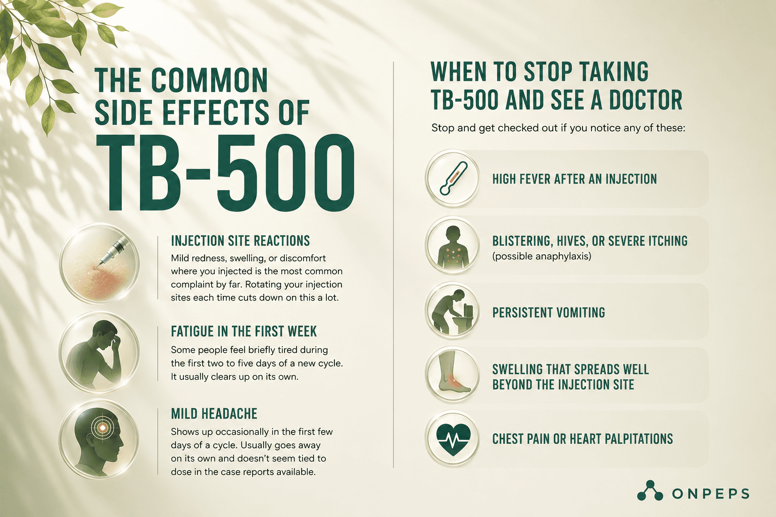 The Common Side Effects of TB-500 and when to consult a doctor by onpeps