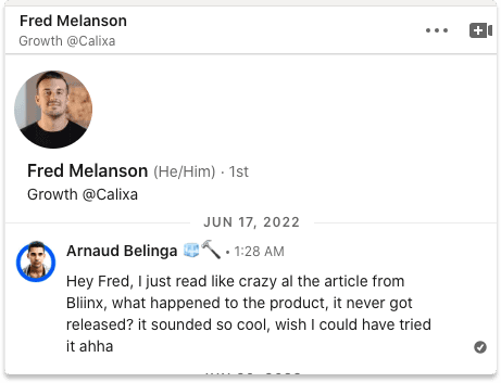 LinkedIn Connect Message Example 2 | Breakcold