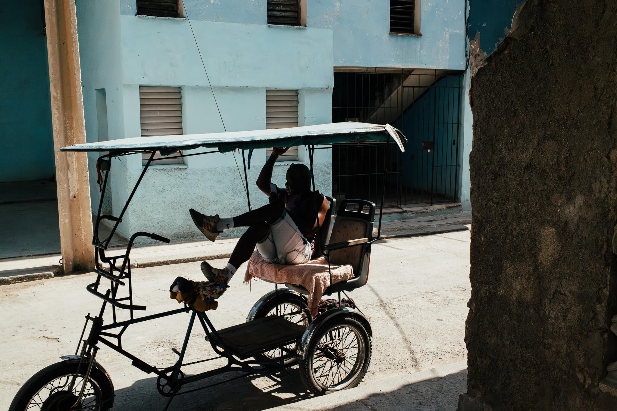 TAXI MAN GETTING SOME REST