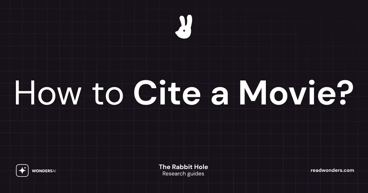 How to Cite a Movie?