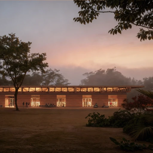 Interior study area with timber furnishings and exposed concrete — UFSCar Library 