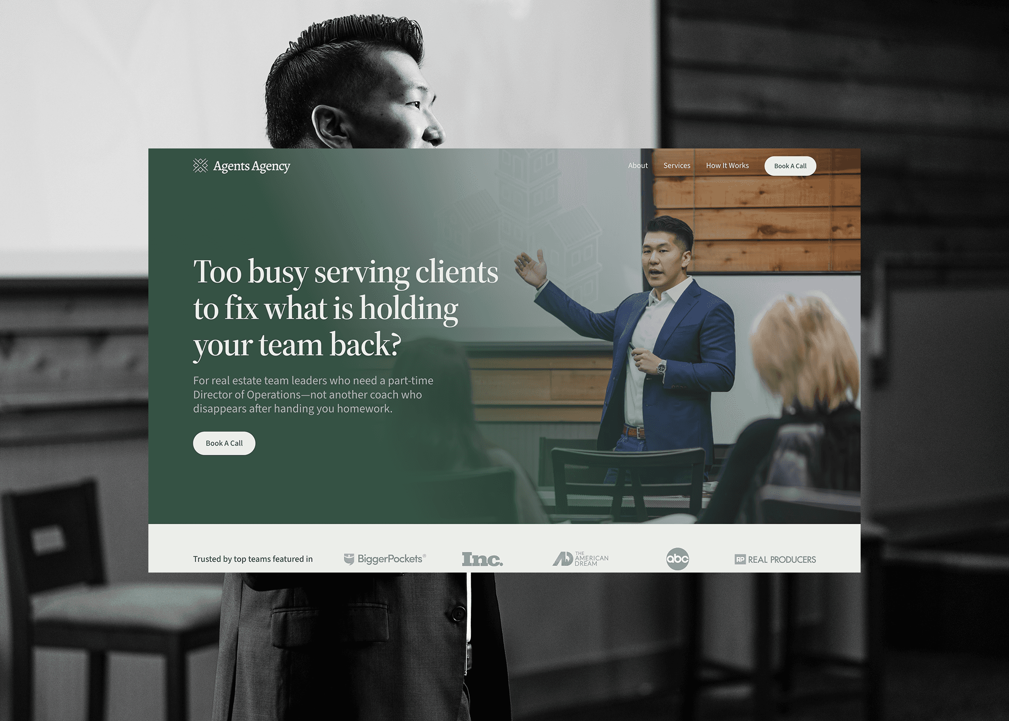 agents agency mockup