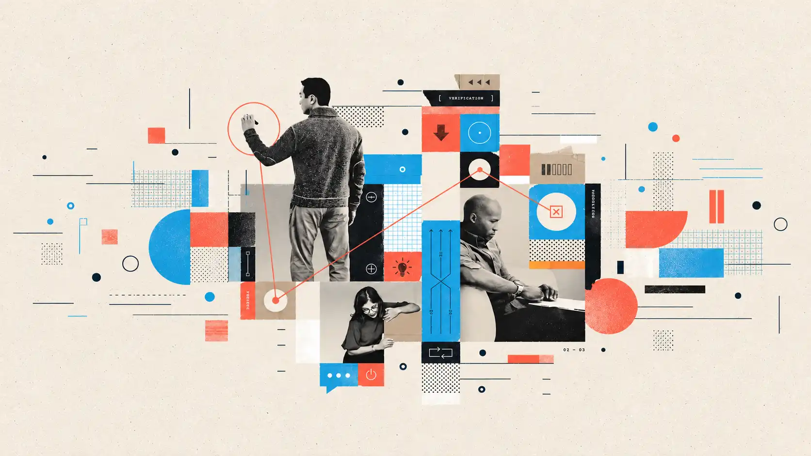 Dentaid brand & illustration case study - design exploration visual, abstrct design