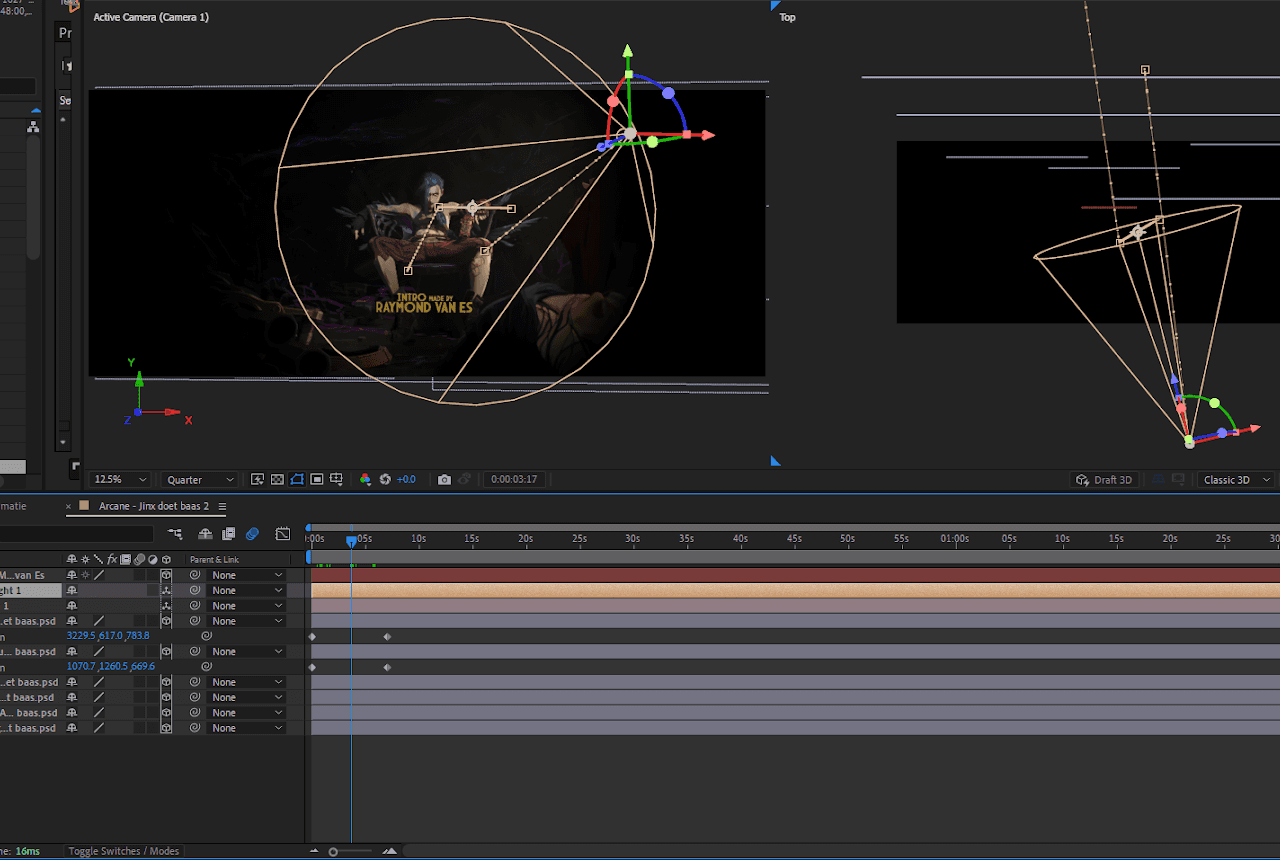 ARCANE after effects edit