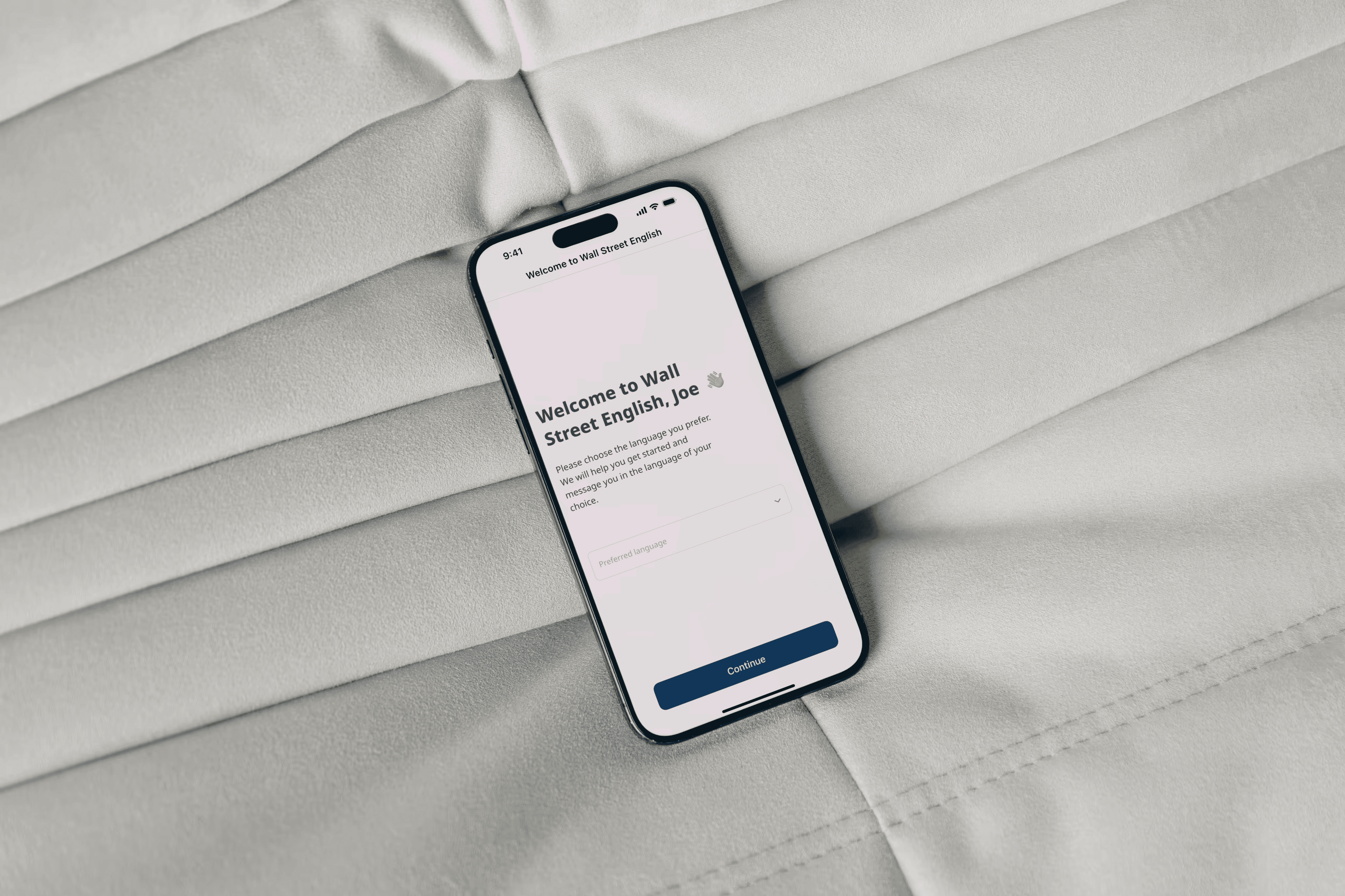 Laptop showing Bloomy UI