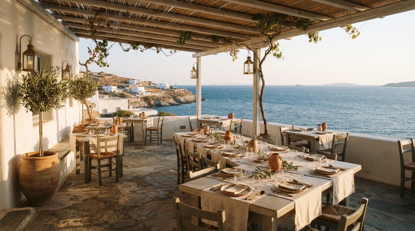 The table by the sea