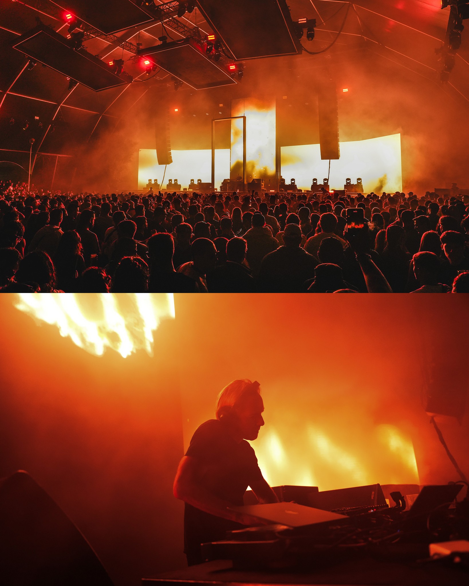Richie Hawtin performing at Neopop Festival, Viana do Castelo, 2025. Photo by Matias Garcia