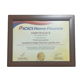Award from ICICI Bank