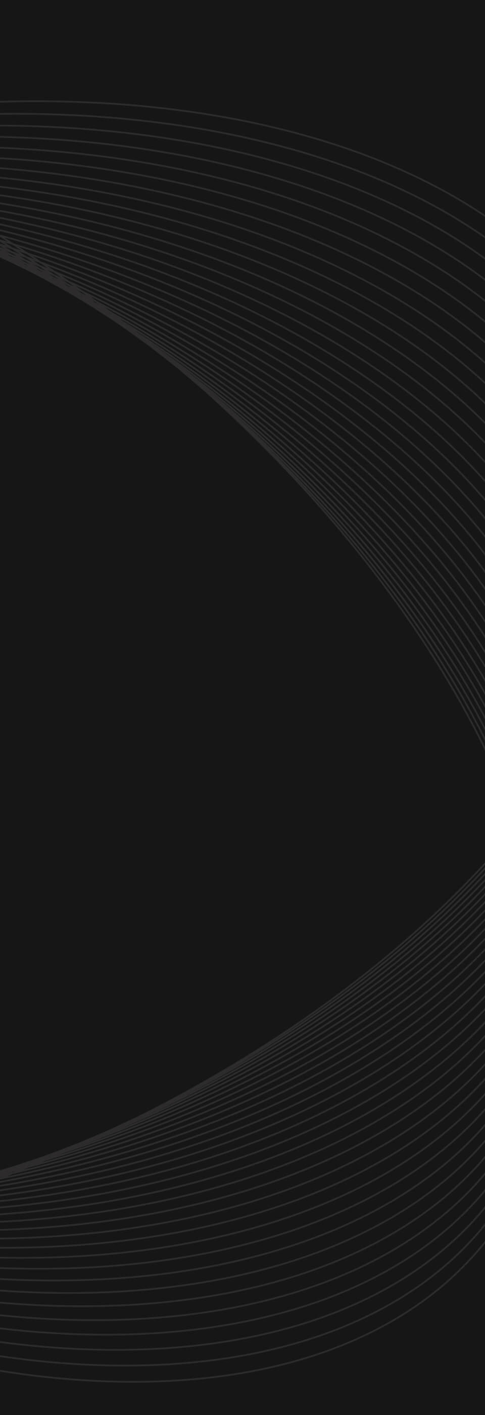 Fundo preto abstrato com curvas suaves e um destaque sutil, criando uma aparência elegante e moderna.