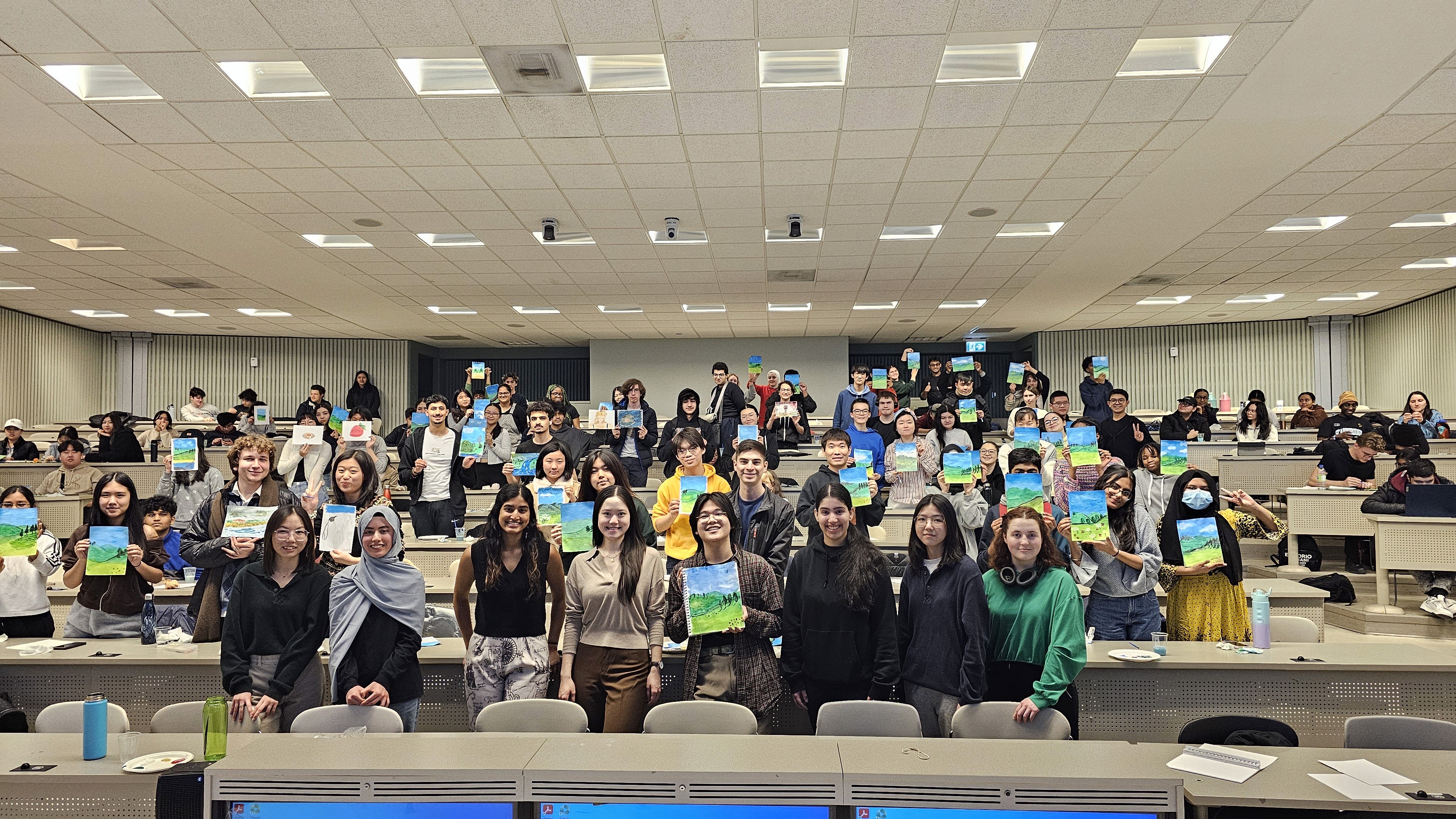 A fast black sports car races down the highway.