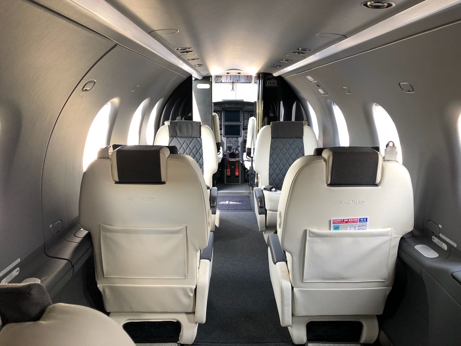 Pilatus PC-12 interior