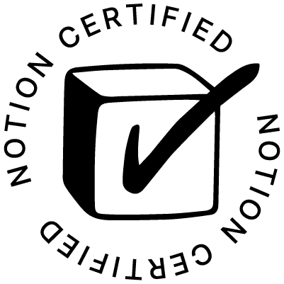 Notion Certified Consultant Certification