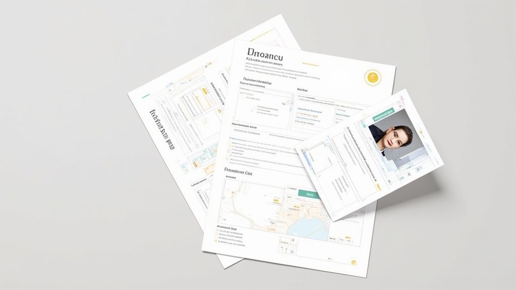 Ein professionelles Bewerbungsfoto im Lebenslauf mit einem Lächeln