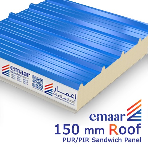 150mm Roof PU & PIR Sndwich Panel